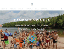 Tablet Screenshot of campshomria.com